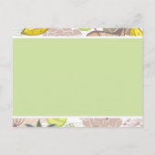 甘い鳥のフローラガーデン日付はがき保存 案内ポストカード (裏面)