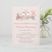 甘い鳥、ブライダルシャワー 招待状 (スタンド正面)