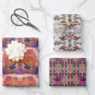 甘い鳥 ラッピングペーパーシート