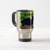 甘い黒い鹿の子鹿 トラベルマグ (正面左)