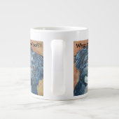 甘い黒HAVANESE %PIPE%の特大のマグ ジャンボコーヒーマグカップ (裏面)