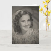 甘い10代の カード (黄色い花)