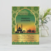 甘い14歳の誕生日パーティーの招待状、アラビアンナイト 招待状 (スタンド正面)