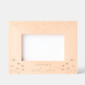 甘い16のパーソナライズされた彫刻フォトフレーム レーザー彫刻フレーム (正面)