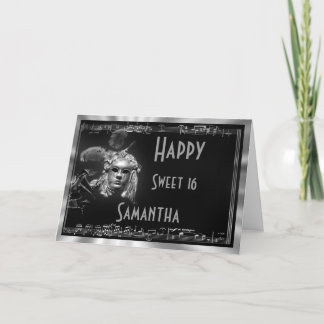 甘い16の誕生日パーティー 招待状