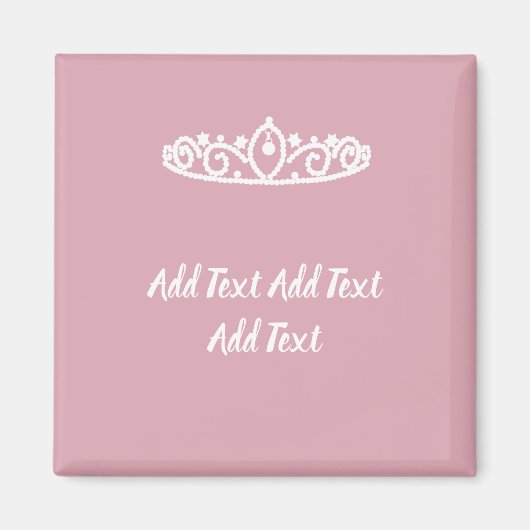 甘い16の16番目または任意の誕生日磁石 マグネット (正面)