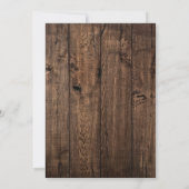 甘い16ひまわり素朴ひものライト 招待状 (裏面)