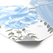 甘い16ウェルカムサインバタフライダスティブルードレス ポスター (角)