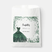 甘い16エメラルドグリーンドレスありがとう フェイバーバッグ (正面)