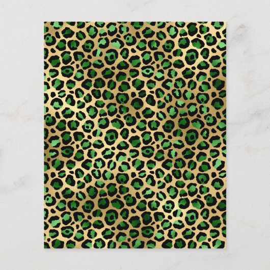 甘い16エメラルドグリーンヒョウ金ゴールドバルーン予算 チラシ (裏面)