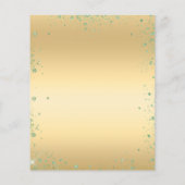 甘い16エメラルドグリーン金ゴールドドレスフローラ予算 チラシ (裏面)