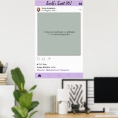 甘い16キンセアニェラパーティープロップフォトブースフレーム ポスター (ホームオフィス)