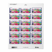 甘い16クッキートレイ ラベル (フルシート)