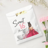 甘い16グラムバラピンクホワイトバルーン フェイバーバッグ (封をした状態)