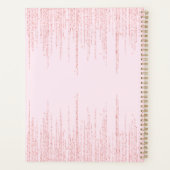 甘い16グラムバラ金ゴールドホワイトバルーン プランナー手帳 (裏面)