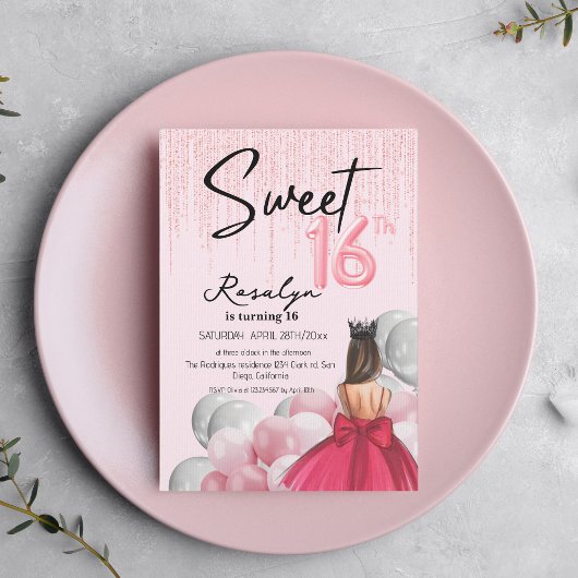 甘い16グラムバラ金ゴールドホワイトバルーン 招待状