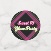 甘い16グローパーティーテーブル紙吹雪誕生日デコール コンフェッティ (スモール正面)