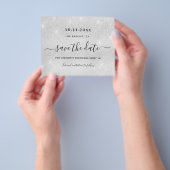 甘い16シルバーグリッター予算は日付を保存 チラシ (手)