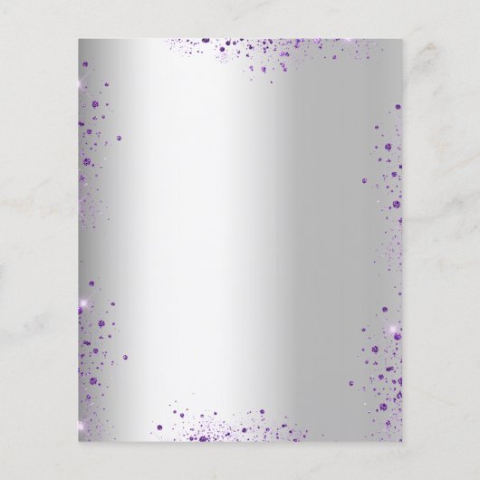 甘い16シルバーパープル予算招待 チラシ (裏面)