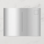 甘い16シルバーブルーのバルーンは日付を保存 案内ポストカード (裏面)