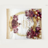 甘い16タペストリーブルゴーニュドレスブルゴーニュバルーン タペストリー (正面(横))