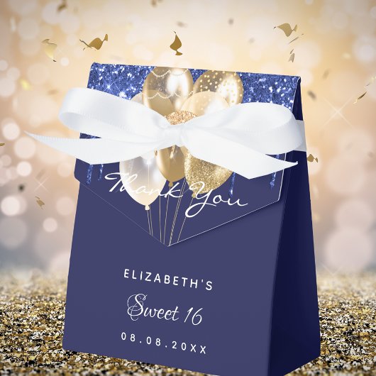 甘い16ネイビー青金ゴールドバ感謝していルーズユー フェイバーボックス