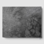 甘い16バタフライフラワーブラック金ゴールドドレス ゲストブック (裏面)