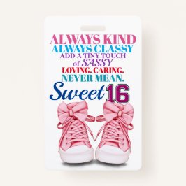 甘い16バッジ – 背面を参照 バッジ