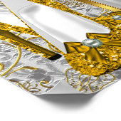 甘い16バナーポスター金ゴールドシルバー ポスター (角)