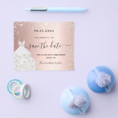 甘い16バラシルバードレスの予算は、日付を保存 チラシ (シングル)