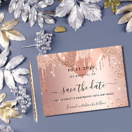 甘い16バラ金ゴールドグリッターは風船を乾燥 セーブザデート