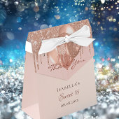 甘い16バラ金ゴールドグリッタードリップバルーン感謝していユーザ フェイバーボックス