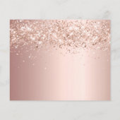 甘い16バラ金ゴールドグリッター予算が日付を保存 チラシ (裏面)