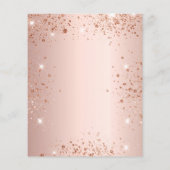 甘い16バラ金ゴールドパーティー予算の招待 チラシ (裏面)