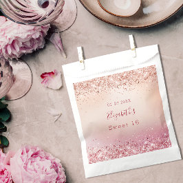 甘い16バラ金ゴールドピンクのきらめき フェイバーバッグ