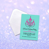 甘い16バースデーパーティ招待状(ティール(緑がかった色)) 招待状