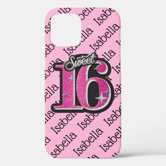 甘い16パーソナライズされた #3 Case-Mate iPhoneケース (裏面)