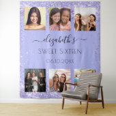 甘い16パーティーラベンダーフォトコラージュ タペストリー (インサイチュ)