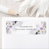 甘い16パープルウォーター色のフローラ ラベル (インサイチュ)