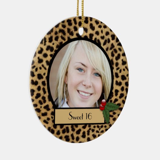 甘い16ヒョウ印刷クリスマスオーナメント セラミックオーナメント (右)