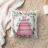 甘い16ピンクかわいらしドレフォーマルス クッション (ブランケット)