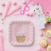 甘い16ピンクアイスクリームコーンガールバースデーパーティー ペーパープレート (パーティー)