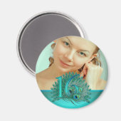 甘い16ピーコエレガントック羽根テンプレート マグネット (正面/裏面)