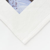 甘い16フォトコラージュの女の子ホワイト フリースブランケット (角)