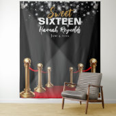 甘い16フォトバックグラウンド – ハリウッドレッドカーペット タペストリー (インサイチュ)