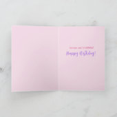 甘い16フローラピガーリーンクかわいらしカスタムの年齢 カード (内部)