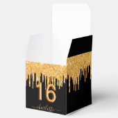 甘い16ブラック金ゴールドグリッターがドライブ フェイバーボックス (オープン)