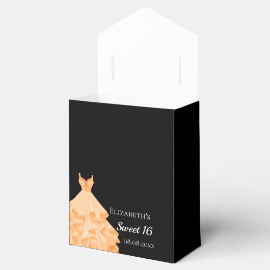 甘い16ブラック金ゴールドドレ感謝していス フェイバーボックス (オープン)