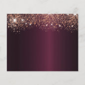 甘い16ブルゴーニュのバラ金ゴールドは日付カードを保存 (裏面)