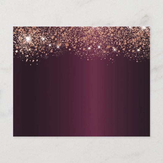 甘い16ブルゴーニュのバラ金ゴールドは日付カードを保存 (裏面)